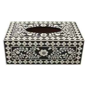 Custom Made Bone Inlay <b>Tissue</b> Paper <b>Boxes</b> Ideal for Home Decoration Stores for Resale - Product Image 1