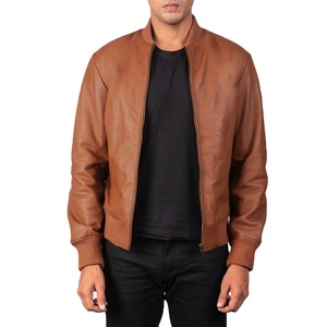 WEARS WORLD High Quality Red Men's Polyester/Cotton Letterman Jacket Front Stand Covered Button Closure <b>Winter</b> Casual Quick Dry - Product Image 1