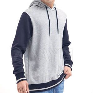 Sweats à capuche personnalisés pour hommes de haute qualité 100% coton éponge française épaisse polaire goutte d'épaule plaine vierge surdimensionné automne broderie 3D - Product Image 2