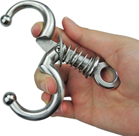 1pc Pince à nez pour bétail, outil de traction pour bovins, anneaux de nez, pinces à nez pour l'élevage, accessoire d'élevage, prix bas