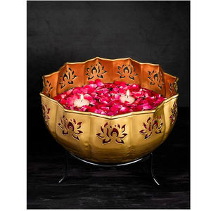 Black Finished Urli Bowl for <b>Floating</b> Flower Tea Light <b>Candle</b> for Home Interior Festive Decoration Table Top Wedding Hotel Decor - Product Image 6