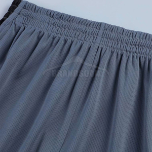 Tenue de Basketball Homme Sur Mesure 100% Polyester Respirant Grande Taille Ensemble Manches Courtes Style pour Équipe - Product Image 6