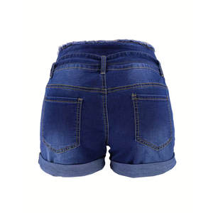 Shorts de Mezclilla de Primera Calidad para Mujer, Transpirables, Precio al por Mayor, con Bolsillos en Ambos Lados - Product Image 3