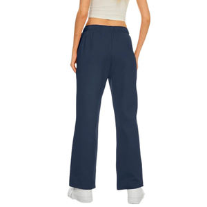 กางเกงวอร์มผ้าฟลีซคอตตอนคุณภาพสูงแบบขายส่ง ไซส์ใหญ่พิเศษ ทรงหลวม ขาบาน สำหรับผู้หญิง - Product Image 2