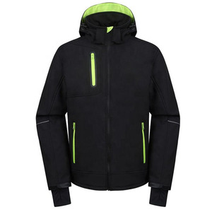 Veste de pluie résistante à l'eau coupe-vent à capuche pour hommes de qualité supérieure respirante poches multiples randonnée, pêche, veste de pluie en cours d'exécution - Product Image 5
