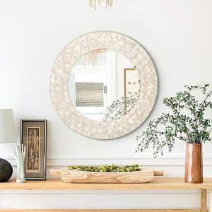 Elegante Marco de mosaico de madreperla Espejos decorativos marcos de espejo MOP mejor precio de Vietnam - Product Image 4