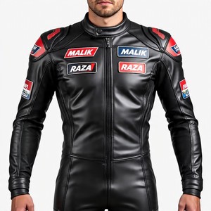 Combinaison de course de moto en cuir 2 pièces personnalisée en gros | Qualité certifiée | Prêt pour la piste - Product Image 4