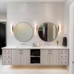 Enbl Customize Design Perfect Elegant <b>Wooden</b> <b>Bathroom</b> <b>Cabinet</b> <b>with</b> New Design High Quality <b>Bathroom</b> Vanities Furniture - Product Image 3