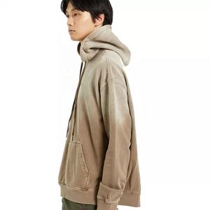 เสื้อฮู้ดแฟชั่นสำหรับผู้ชาย,เสื้อฮู้ดผ้าฝ้ายแบบสวมศีรษะพิมพ์ลายโลโก้ได้ตามต้องการดีไซน์ใหม่ - Product Image 6