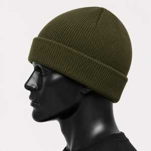 Gorro de Punto Acanalado Vintage Premium Unisex con Puño y Bordado, Ideal para Viajes, Tejido Común - Product Image 3