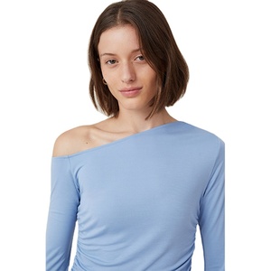 Gran oferta, ropa de verano, diseño informal, ropa de moda con hombros caídos, ropa de calle Nueva de alta calidad, camisas de manga larga para mujer - Product Image 3