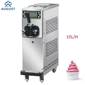 commercial durable soft ice cream machine stainless steel with Ce standard with 2+1 mixer flavors machine