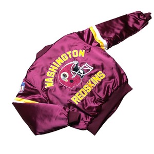 Titlists เสื้อแจ็กเก็ตนักบอมเบอร์ผ้าซาตินสำหรับผู้ชายแจ็คเก็ตทำงานมีกระดุมด้านหน้า - Product Image 4