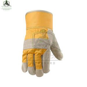 จำหน่ายโดยตรงจากโรงงาน ขายออนไลน์ ถุงมือหนังนิรภัยสำหรับผู้ใหญ่ สวมใส่สบาย ระบายอากาศได้ดี น้ำหนักเบา ปกป้องมือ - Product Image 2