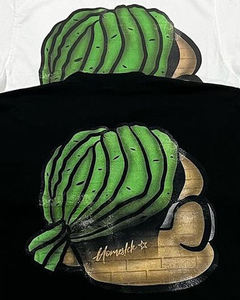 Camiseta informal con estampado DTG con mangas cortas y cuello redondo Diseño sólido en camiseta de tela de Jersey holgada para hombres - Product Image 3