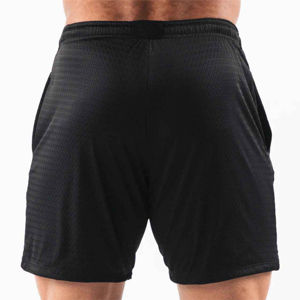 Short de sport double couche à séchage rapide pour homme, pantalon de course athlétique en maille légère à motif solide - Product Image 3