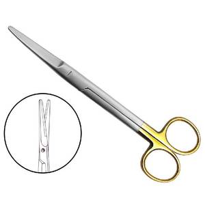 Tijeras Mayo de Acero Inoxidable para Uso Médico, Hojas Curvas y Rectas, Duraderas y Precisas - Product Image 2