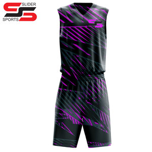 Uniformes de haute qualité Maillot de basket-ball à séchage rapide Uniforme de basket-ball personnalisé Maillot de basket-ball pour enfants Ensemble court - Product Image 3