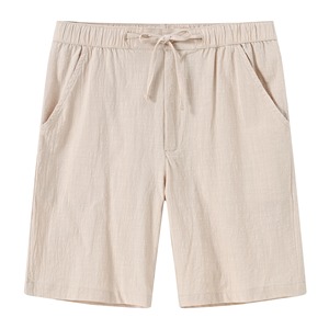 Pantalones cortos de playa informales de verano para hombre, 100% poliéster, Color sólido, Estilo Hawaiano para nadar, ropa de calle ligera para vacaciones - Product Image 2