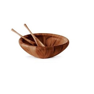 Elegante Mesa de Servir Personalizable de Madera de Mango, Estilo Americano, Tazón para Servir, Alta Calidad, Hecho a Mano, Multiusos, para Ensaladas - Product Image 5