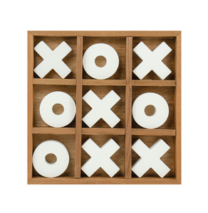 Jouet tic tac en bois de style unique pour la famille Dernier design en bois coloré noughts et croix jeu de société à vendre - Product Image 1