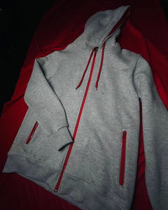 Sudadera con Capucha Ligera de Manga Larga para Hombre, Personalizada con Estampado, para Invierno, Diseño OEM de Bajo MOQ, Mezcla de Algodón que Absorbe la Humedad - Product Image 5