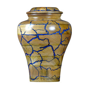 Urna Grande de Madera de Estilo Clásico Moderno |   Urna Funeraria de Alta Calidad para Cenizas Humanas de Adultos, Masculinas y Femeninas |   Almacenamiento y Exhibición para Funerarias - Product Image 1