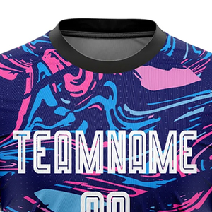 เสื้อฟุตบอลสั่งทำขายส่ง ชุดฟุตบอลแขนสั้น-โพลีเอสเตอร์ 100% สีและโลโก้สั่งทำได้ - Product Image 3