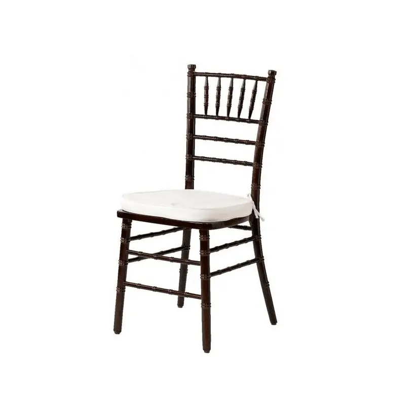 Toptan ahşap tiffany sandalyeler chavari sandalyeler gümüş yastık en iyi fiyat ile satılık tiffiny kullanılır