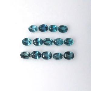 7x9mm naturel sarcelle kyanite facettes ovale coupe pierres précieuses en vrac pierre semi-précieuse certifiée en gros de fournisseur vérifié - Product Image 1