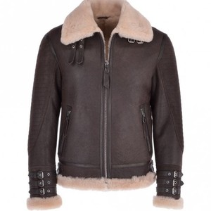 Chaqueta de Invierno de Piel de Oveja Genuina de Primera Calidad para Hombre y Mujer, Transpirable, Ecológica, Estilo Urbano, Cierre de Cremallera, Duradera - Product Image 1