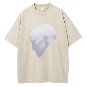 2025 camiseta informal de alta calidad para hombre, equipo de Metal, estampado sólido, cuello redondo, manga corta, 100% algodón, transpirable ecológico - Product Image 5