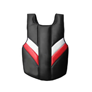 Protège-poitrine personnalisé pour combat Taekwondo MMA Body Chest Protector Unisex Adults PU Leather Chest Guard - Product Image 1