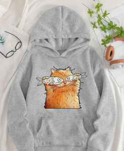 Sweat à capuche pour homme de qualité supérieure, ultra confortable et douillet, 100% coton, uni, teint et brodé avec impression numérique pour l'hiver - Product Image 2