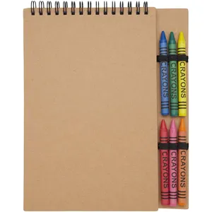 Carnet de notes A5 créatif promotionnel avec crayons pour merchandising - Product Image 4