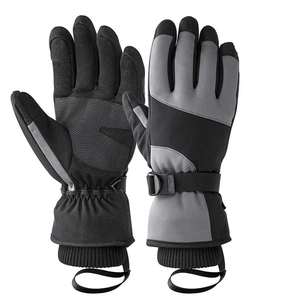 Fournisseur direct d'usine, gants de ski de qualité professionnelle, matériau et design demandés par le client, gants de ski en cuir de haute qualité - Product Image 1