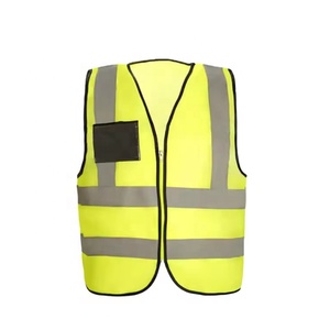 Manufacturing Custom Made Breathable <b>Material</b> Men Workwear Safety Vest Factory Price Slim Fit Men Workwear Safety Vest - Product Image 1