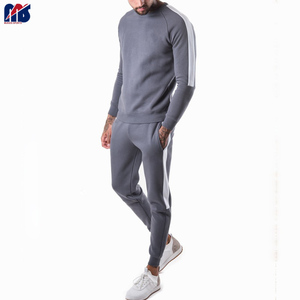 ชุดวอร์มผู้ชาย,ชุดวอร์มกีฬาเสื้อกันหนาวและวิ่งสีพื้นมีโลโก้ที่กำหนดเอง - Product Image 5