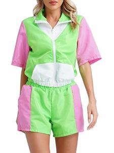 Conjuntos Impermeables de Dos Piezas para Mujer, Chaqueta Cortavientos, Estilo Urbano, Color Sólido, Trajes para Lluvia, HECHO POR HS 2026 - Product Image 2