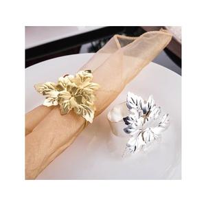 Leaf Design Metal <b>Tissue</b> <b>Paper</b> Rings Set of 2 Customized Size Shape <b>Tissue</b> Napkin Rings At Cheapest Price - Product Image 6