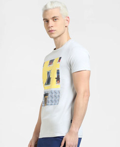 บุรุษขนาดใหญ่พอดีไหล่ตก boxy พอดีพิมพ์แบบกําหนดเองผ้าฝ้าย 100% ซี่โครงจําลองคอว่างเปล่า streetwear เสื้อยืดระบายอากาศสําหรับผู้ชาย - Product Image 2