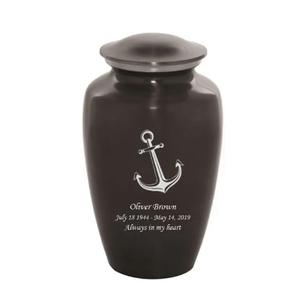 โกศใส่ศพสำหรับผู้ใหญ่ทำด้วยมือแกะสลักทำจากโลหะรูปสมอเรือทำจากโกศขนาดไม่แพงออกแบบได้ตามต้องการ - Product Image 1