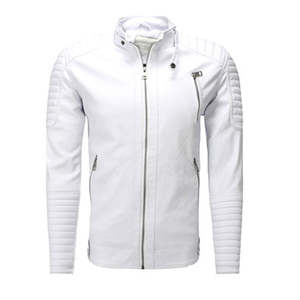 Chaqueta de Cuero para Motociclista, Negra, Estilo Vintage, de Cuero Sintético, Ligera, Personalizada, Profesional, para Hombre, 2026 - Product Image 5