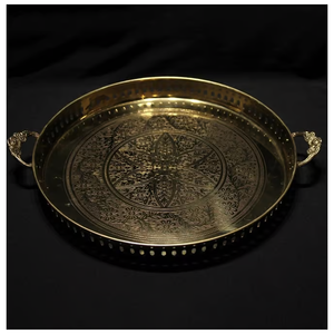 Plaques de chargeur en acier inoxydable de polissage miroir de haute qualité plateau de service pour la décoration de mariage de fête - Product Image 5