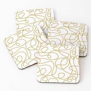 Sous-verres nordiques personnalisés en résine et en bois sous-verre en gros gravure sous-verres de boisson cadeau rond pour accessoires de cuisine de mariage - Product Image 2