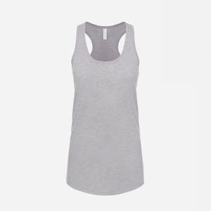 Next Level Women's Ideal Racerback Heather Gray Tank Women Tank Top Breathable Gym Racerback Tank Top - Product Image 1