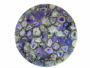 Decoración moderna para el hogar, mezcla martillada de ágata, losa de piedra de café, arte de comedor Popular, encimeras de tocador de origen directo, tapas de mesa - Product Image 3