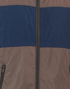 Chaqueta Cortavientos Casual de Verano 2026 para Hombre con Capucha y Cremallera, Diseño de Retazos a Color, Tejido Estampado - Product Image 4