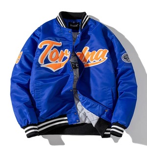 เสื้อแจ็คเก็ตบอมเบอร์ผ้าแคนวาสสีดำ Tordna ปักโลโก้สีขาว แห้งเร็ว ระบายอากาศได้ดี สไตล์ลำลอง สตรีทแวร์ เสื้อนอกสำหรับฤดูหนาว ทรงปกติ สำหรับผู้ชาย - Product Image 5