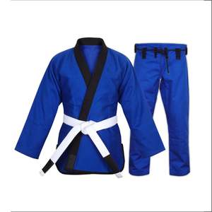 Unisex Mid-Weight Karate Gi Best Quality Martial Arts Uniform with Custom Logo Includes <b>Belt</b> for <b>Kids</b> and Adults - Product Image 1